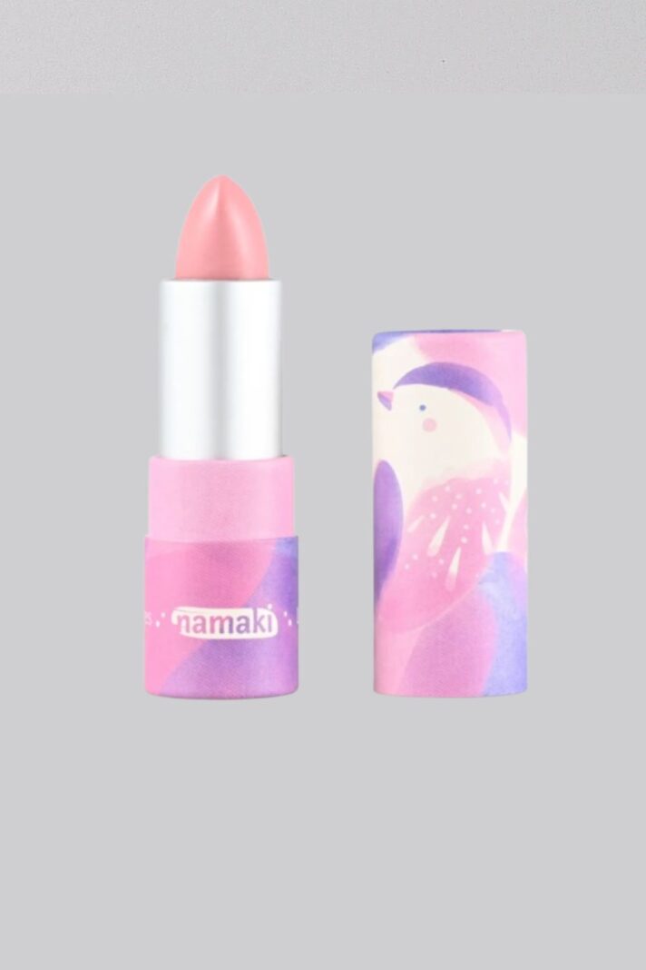 Naturalny, perłowy balsam do ust dla dzieci, MALINA, idealny do zabawy, 3,5 g, Namaki