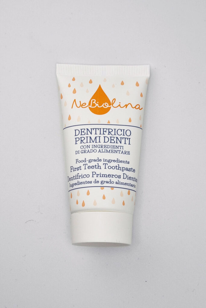 Naturalna pasta do pierwszych ząbków dla dzieci z ekologicznym ekstraktem z owsa, certyfikowana, 50 ml, NeBiolina