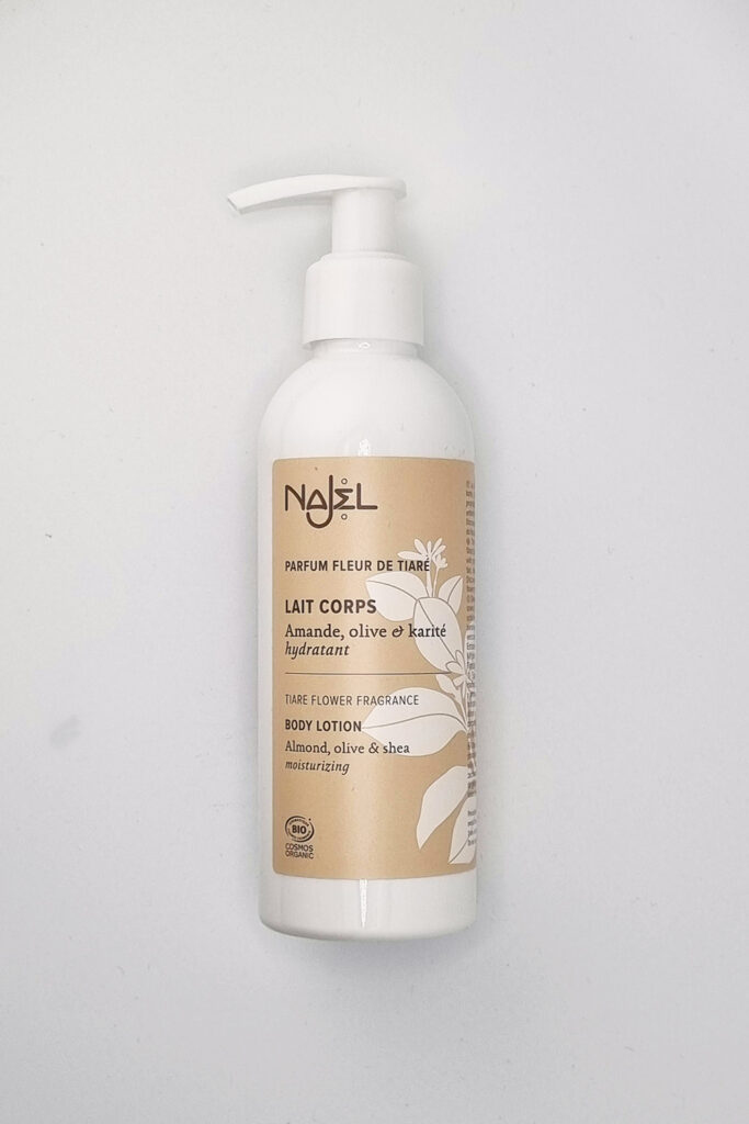 Naturalne Mleczko do ciała o zapachu bio-Gardenii, certyfikowane: COSMEBIO, 200ml, Najel