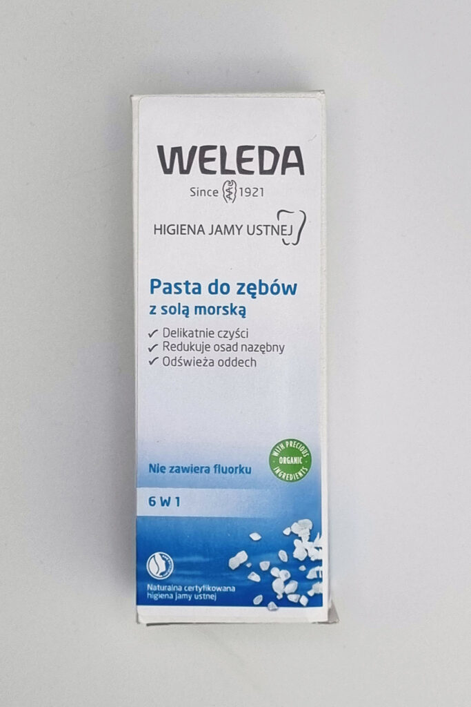 Naturalna Pasta do zębów z sola morska Weleda