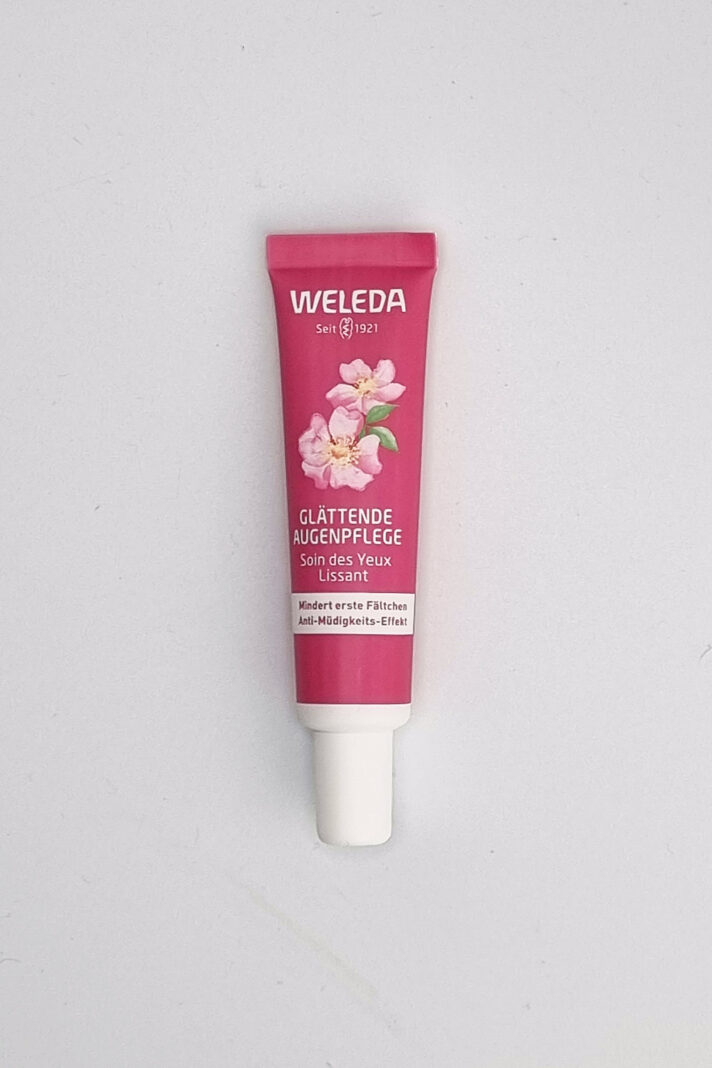 Wygładzający krem pod oczy z dziką różą i białą herbatą Weleda