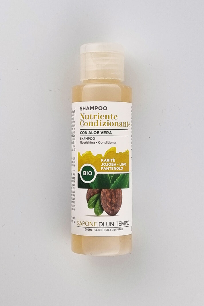 Naturalny szampon Szampon Odżywczo-Kondycjonujący Do włosów suchych, zniszczonych, farbowanych i osłabionych, Sapone di un tempo 100ml