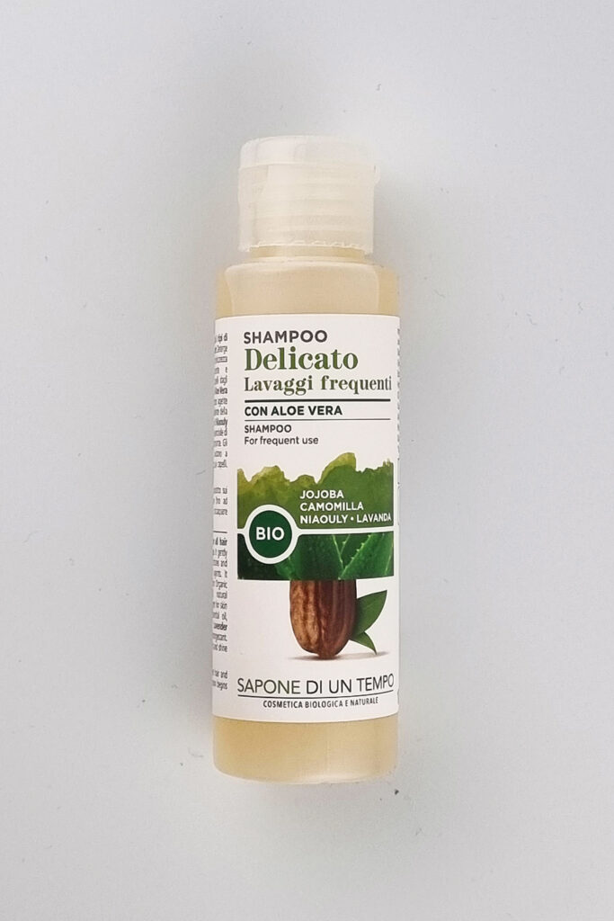 Shampoo Delicato – Lavaggi Frequenti Naturalny szampon do częstego stosowania, odżywczy i wzmacniający. Sapone di un tempo