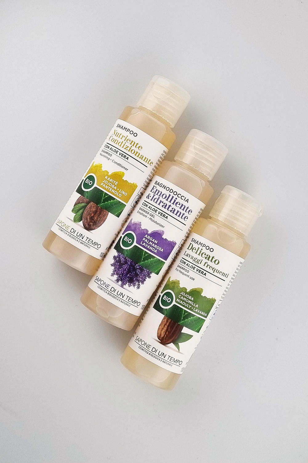 Naturalne szmpony do włosów mini 100ml Sapone di un tempo