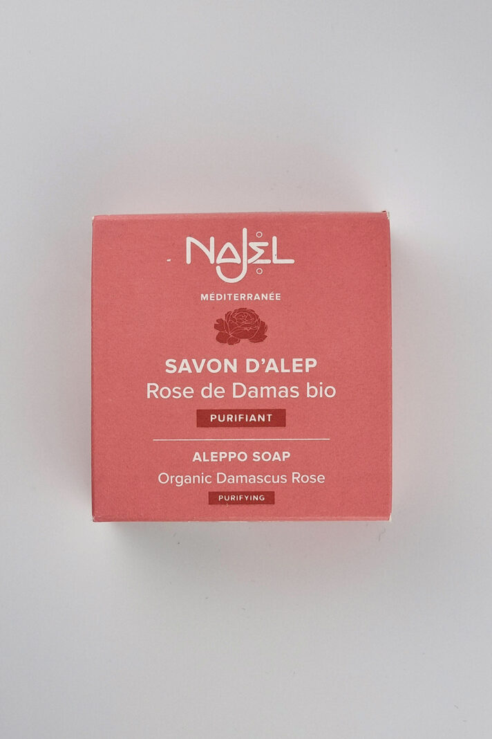 Mydło z aleppo Najel z różą Damasceńską