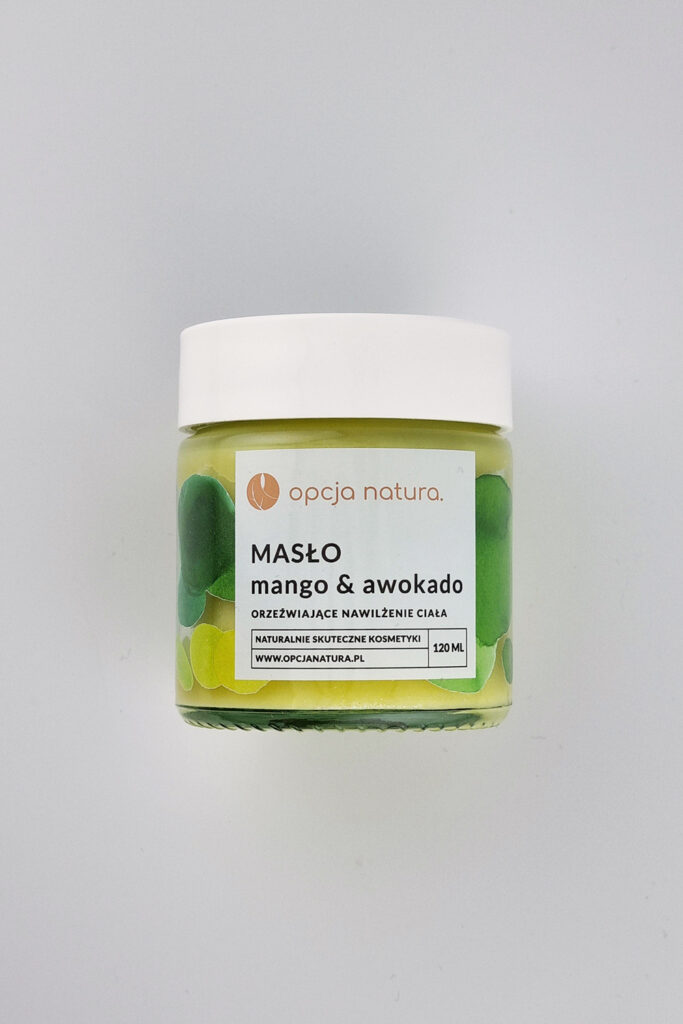 Masło Mango Awokado, opcja natura 120ml