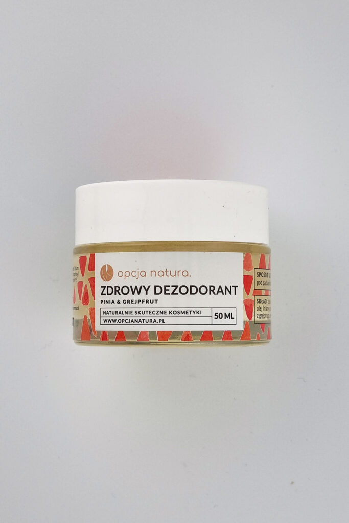 zdrowy dezodorant pinia & grejpfrut antybakteryjny na bazie sody 50ml