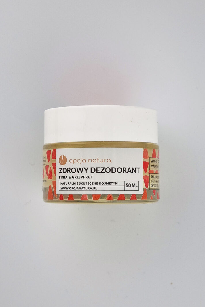 zdrowy dezodorant pinia & grejpfrut antybakteryjny na bazie sody 50ml