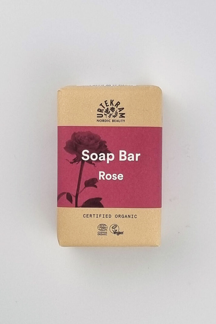 Mydło roślinne w kostce RÓŻA Urtekram