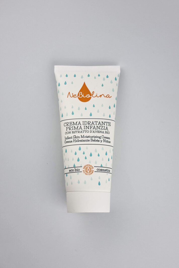Nawilżający krem do ciała dla dzieci z ekologicznym ekstraktem z owsa, certyfikowany, 100 ml, NeBiolina