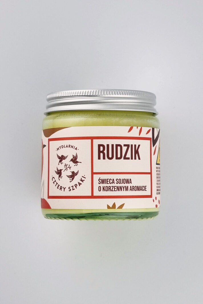 Rudzik - naturalna świeca sojowa, korzenna Cztery Szpaki