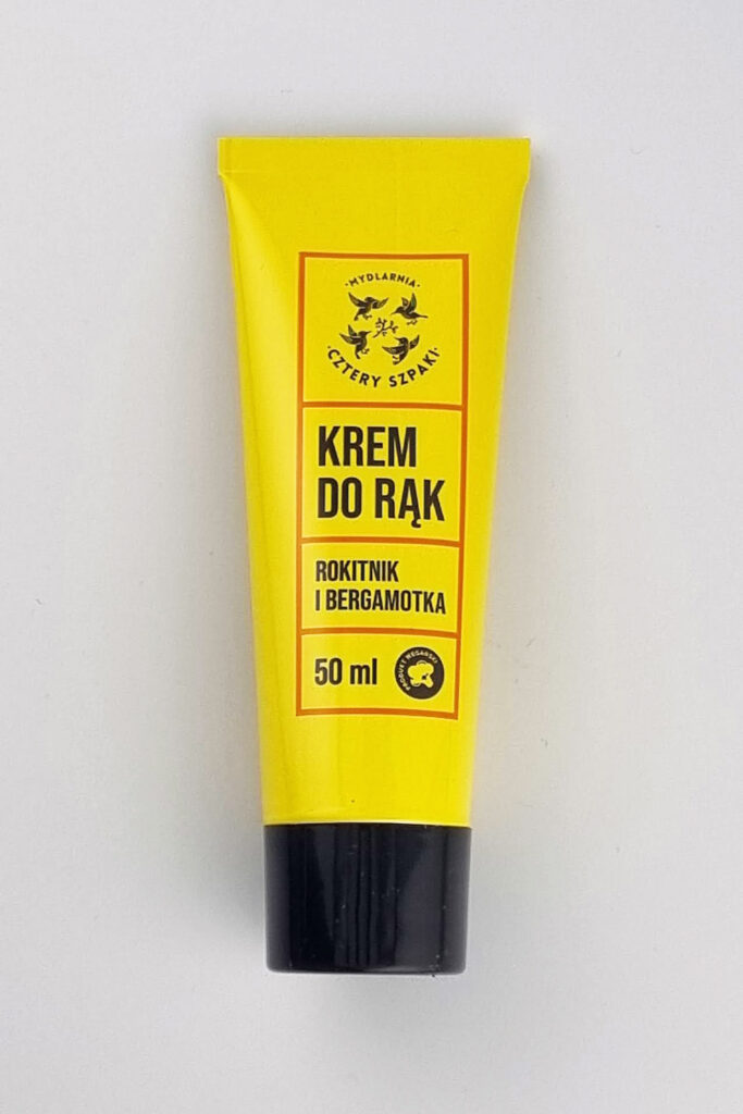 Rokitnik i Bergamotka - krem do rąk Cztery SZpaki