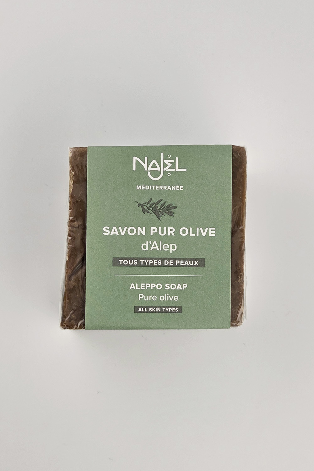 Mydło aleppo 100% oliwkowe w opakowaniu NAjel