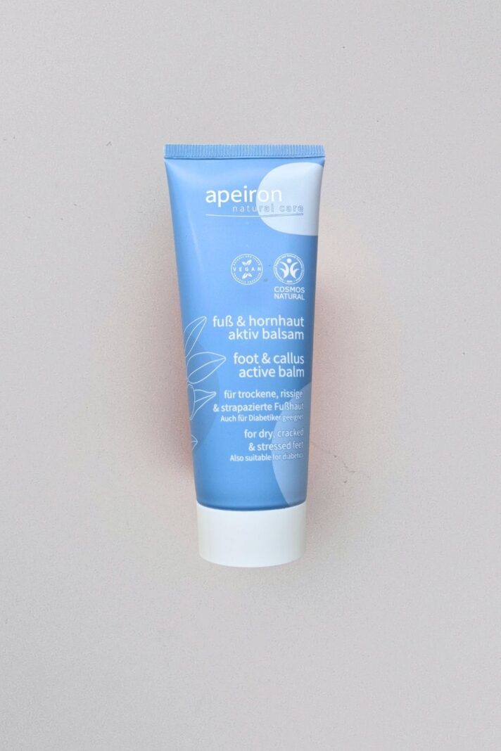 Aktywny balsam do stóp i na odciski, do suchych, popękanych i zmęczonych stóp, 75 ml, Apeiron
