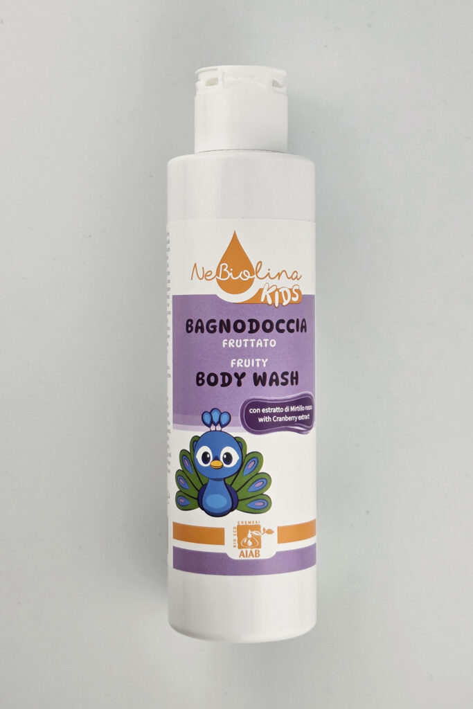 Naturalny żel pod prysznic dla dzieci, Nebiolina