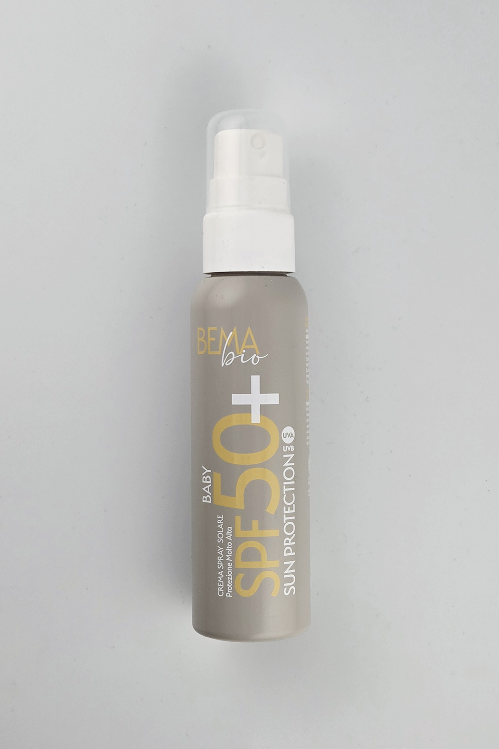 Spray przeciwsłoneczny SPF 50+ BemaBIO dla dzieci i skóry wrażliwe