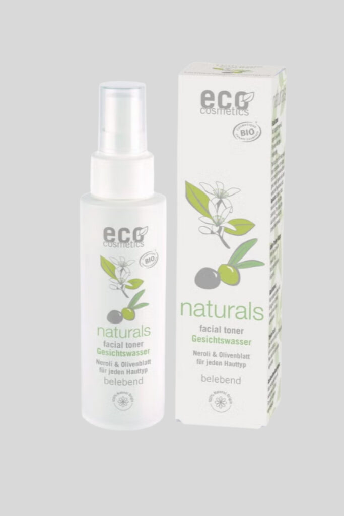 Naturalny tonik do twarzy z bio neroli i bio liściem oliwnym, 100 ml, eco cosmetics