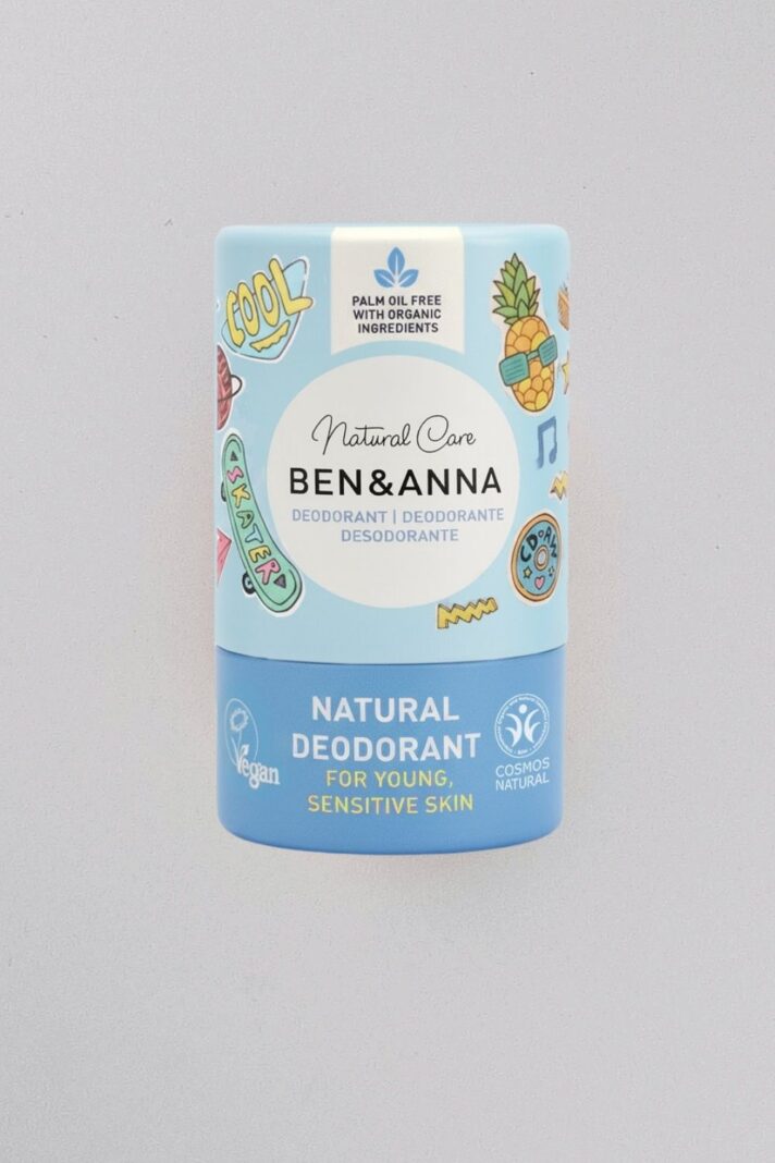 Naturalny dezodorant dla dzieci 7+, niebieski, 25 g, Ben & Anna