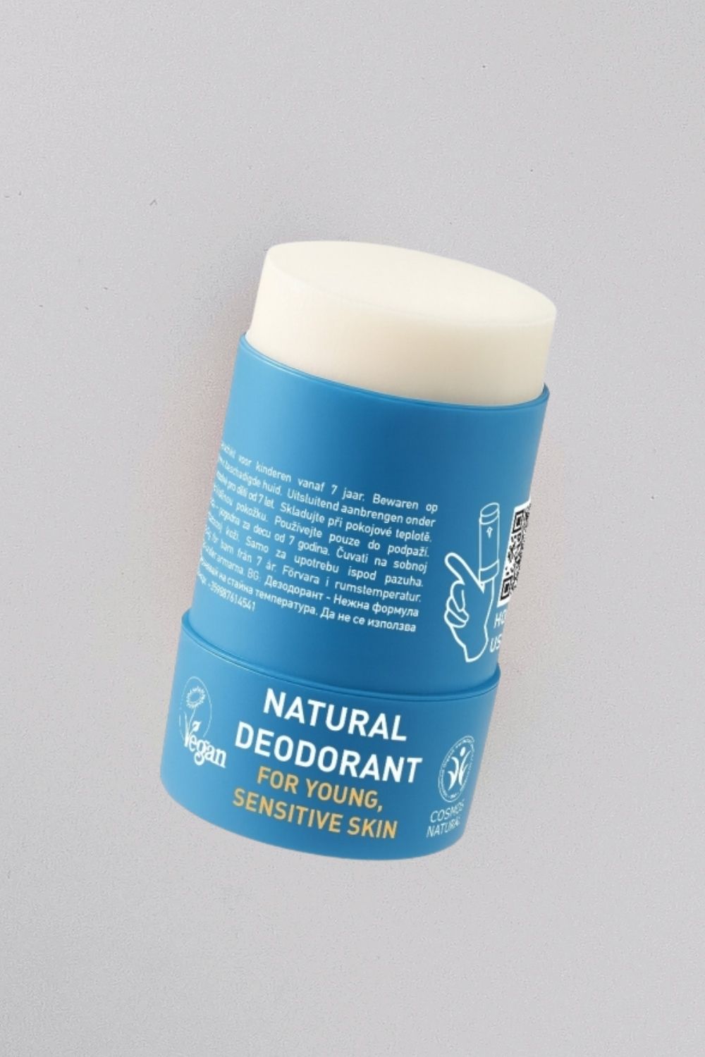 Naturalny dezodorant dla dzieci 7+, niebieski, 25 g, Ben & Anna