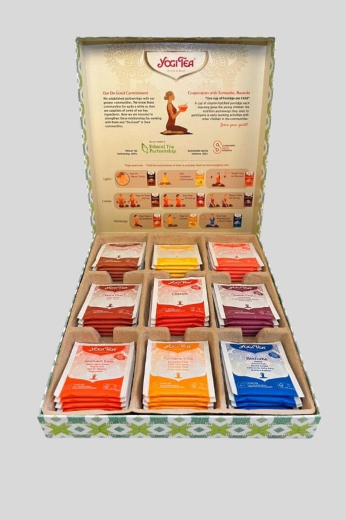 Zestaw naturalnych herbat ajurwedyjskich YOGI TEA Selection Box - 45 saszetek