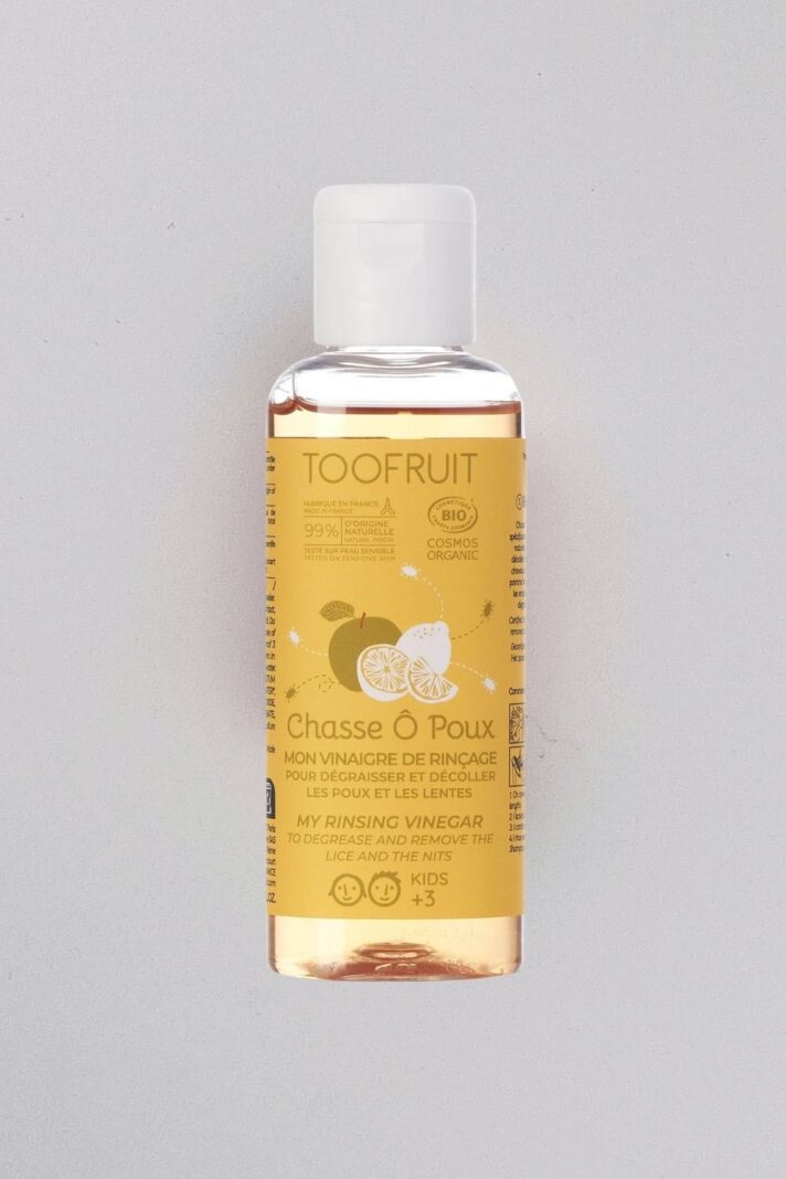 3 - MY RINSE VINEGAR 100 ml Ocet do płukania włosów przeciwko wszom dla dzieci - etap 3 JABŁKO - CYTRYNA