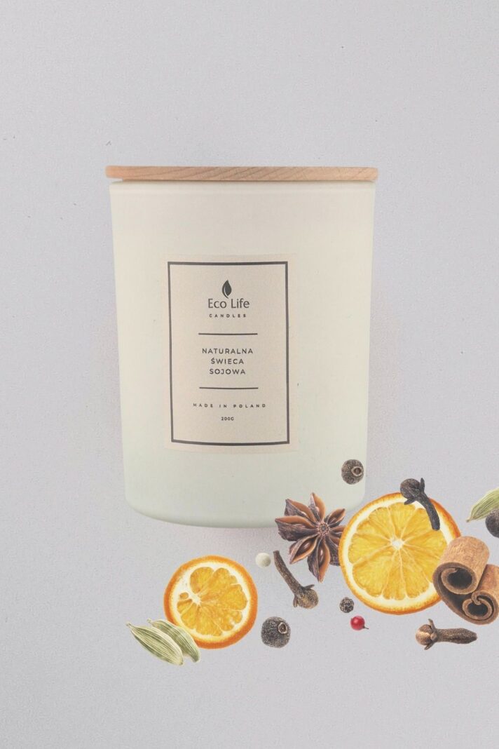 Naturalna świeca sojowa - Pikantna Pomarańcza 280 ml Eco Life