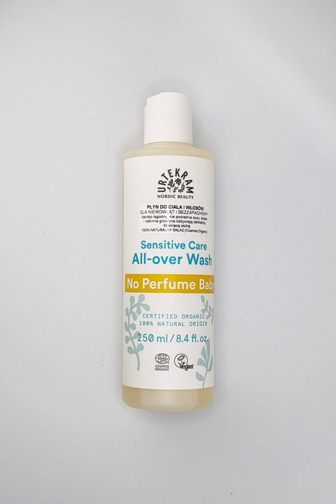 Płyn do mycia ciała i włosów dla niemowląt Urtekram