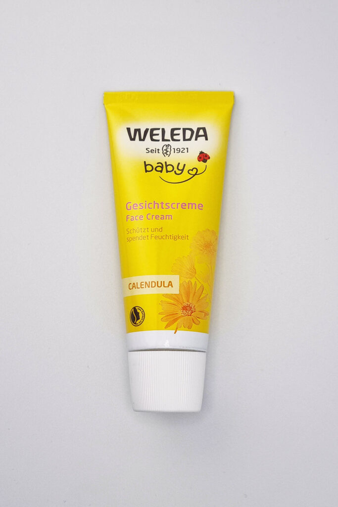 Naturalny krem do twarzy dla dzieci i niemowląt z nagietkiem, Weleda Calendula
