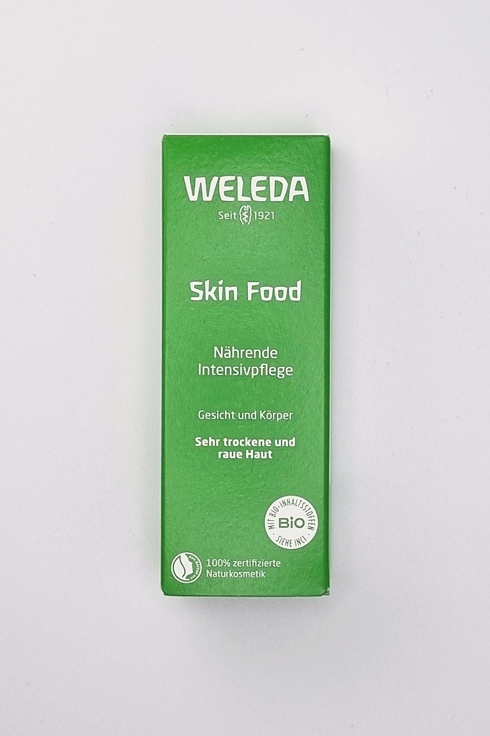 Naturalny krem nawilżający Skin Food marki Weleda dla suchej i szorstkiej skóry