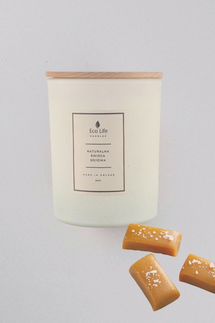 Świeca sojowa Eco Life Candles 280ml słony karmel