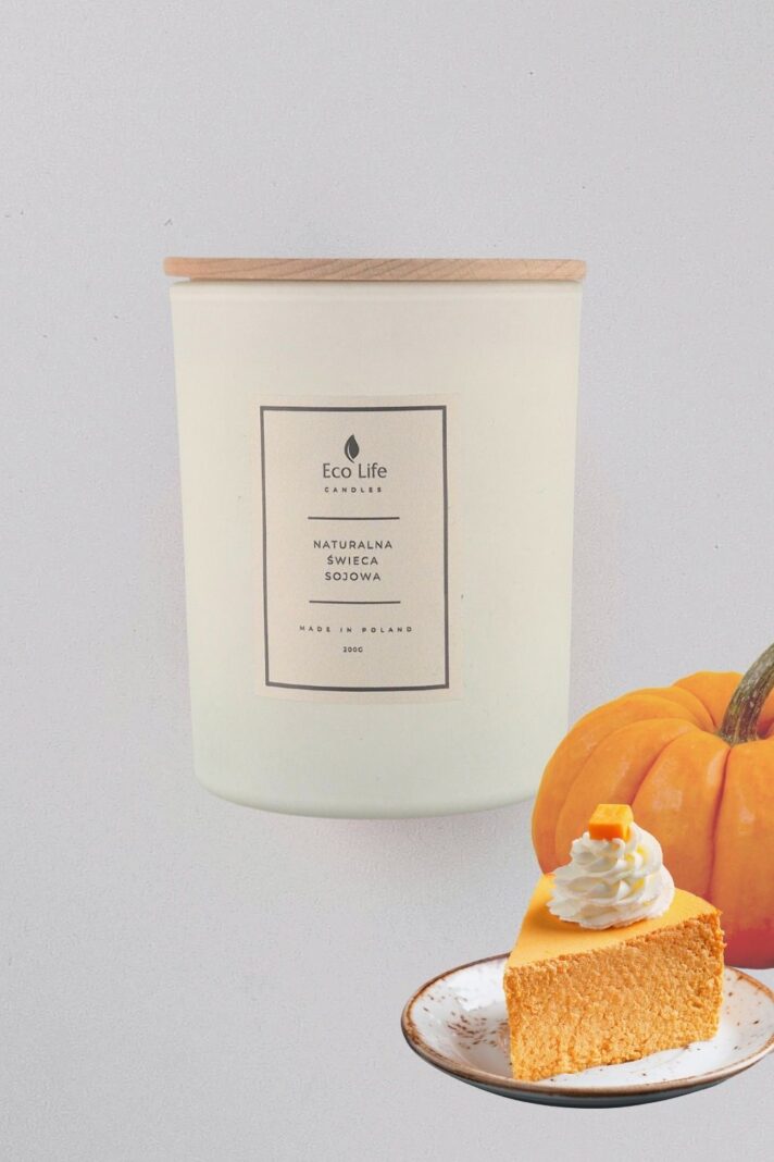 Naturalna świeca sojowa Eco Life o zapachu ciasta dyniowego 280ml