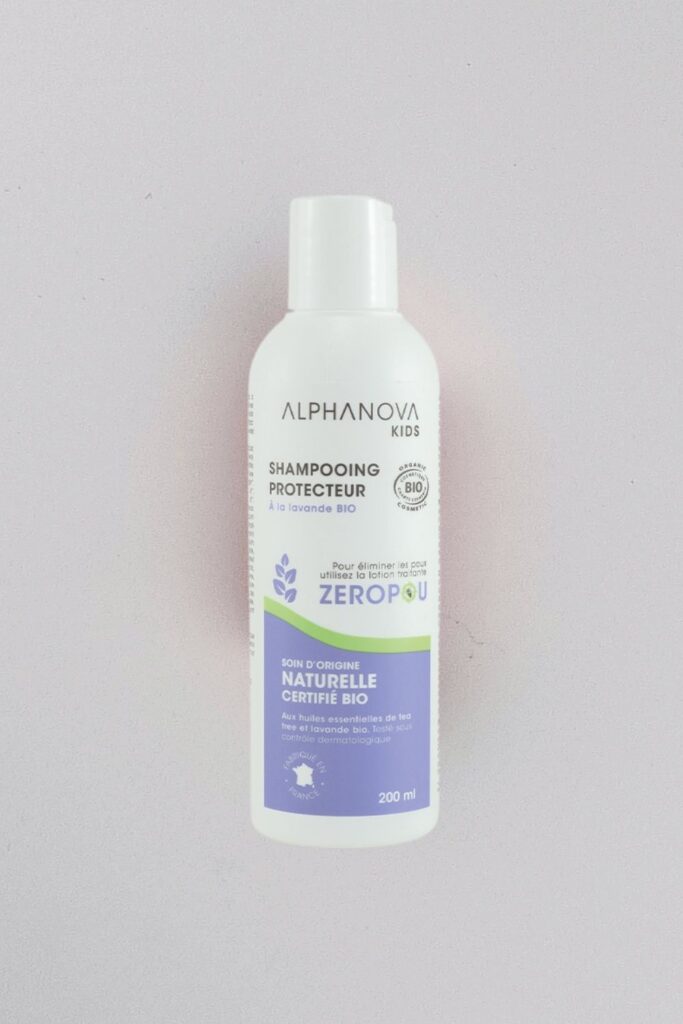 Alphanova Kids Bio, ZEROPOU, Szampon lawendowy odstraszający wszy, 200 ml