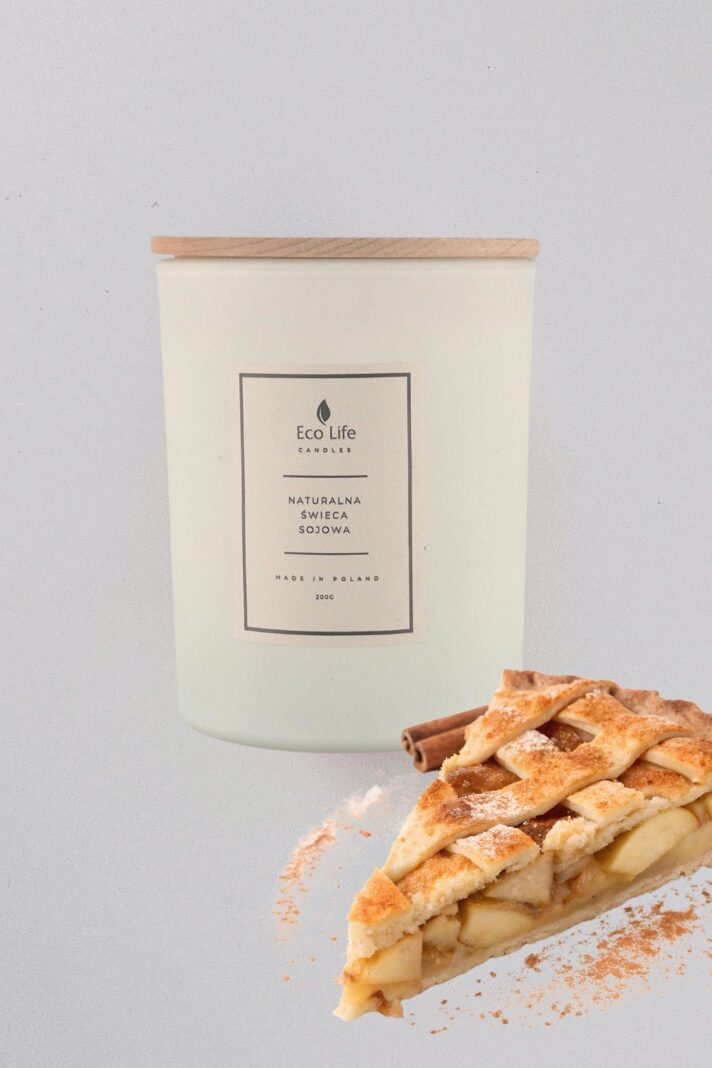 Naturalna świeca sojowa Eco Life o zapachu szarlotki 280ml