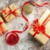 Prezenty świąteczne, ilustracja do bloga
